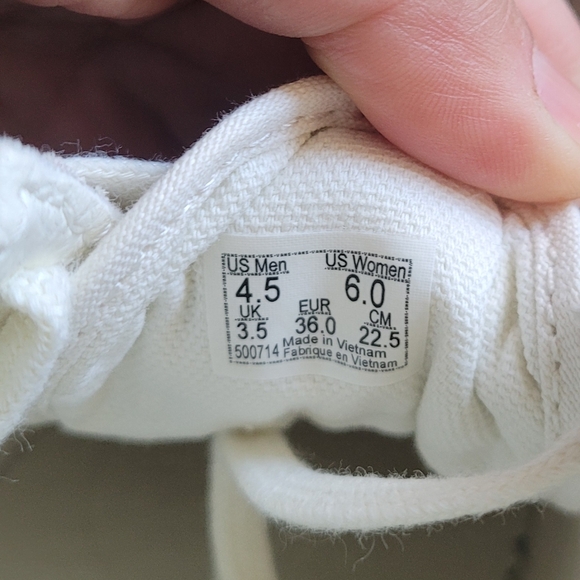 Vans Old Skool White Woman size 6 - Picture 8 of 10